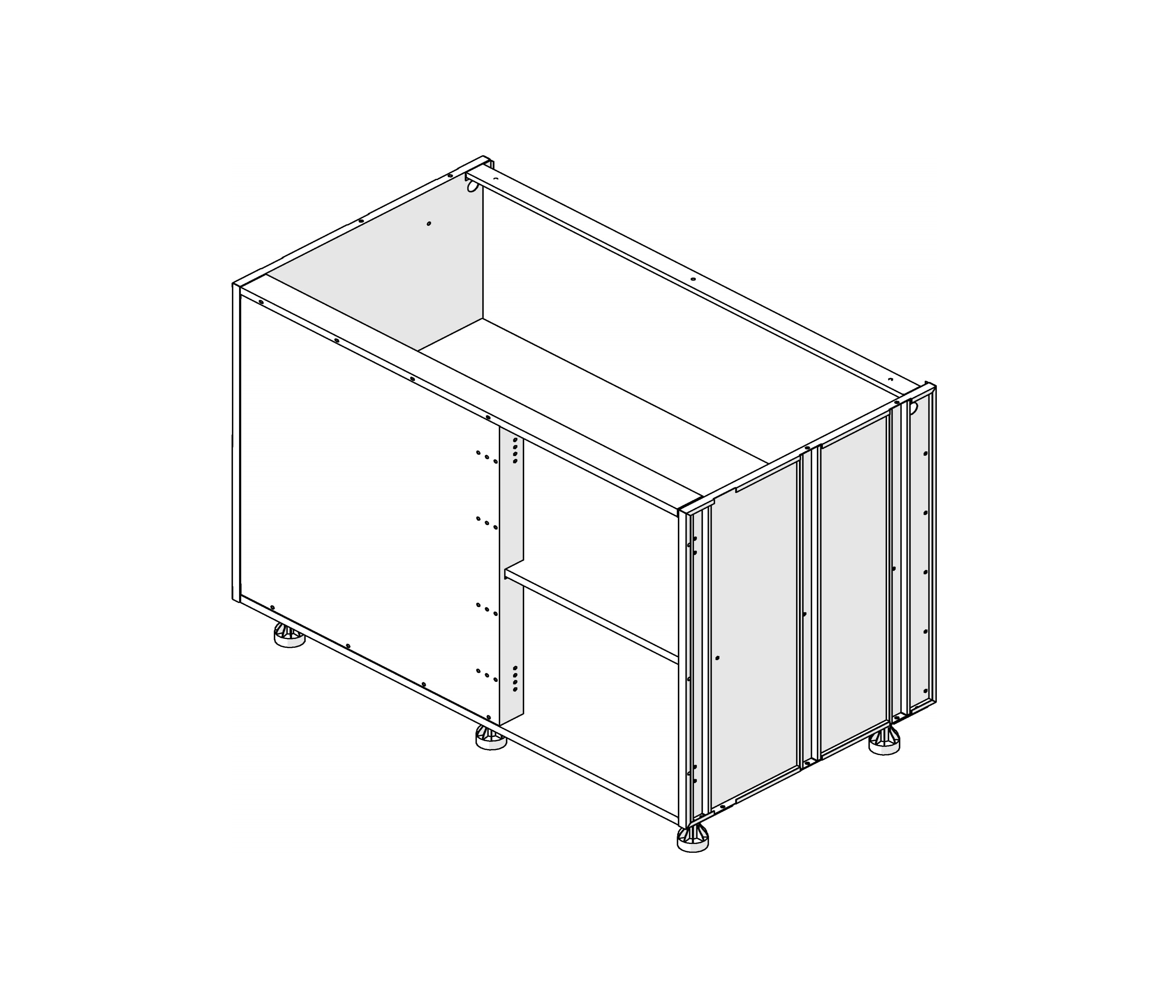 stainless-steel-corner-cabinet
