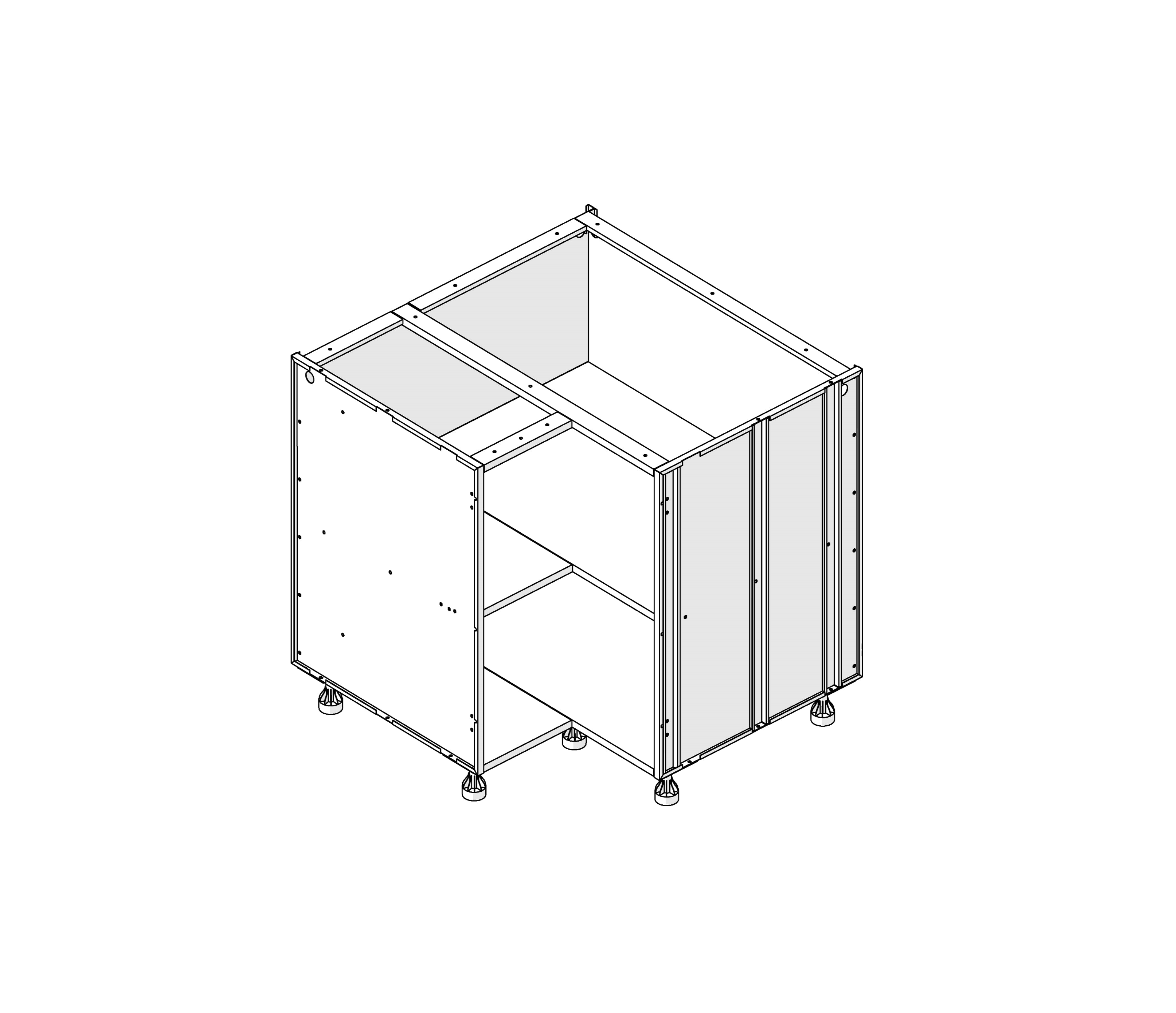 stainless-steel-corner-cabinet
